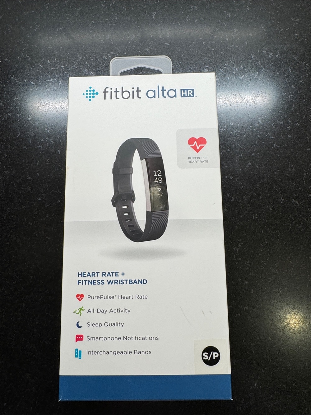 fitbit alta HR Fitness - Black, size Small